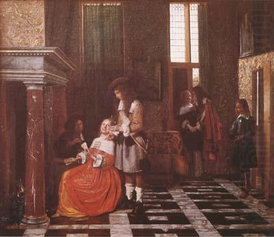 Pieter de Hooch The Card-Players (mk08) china oil painting image